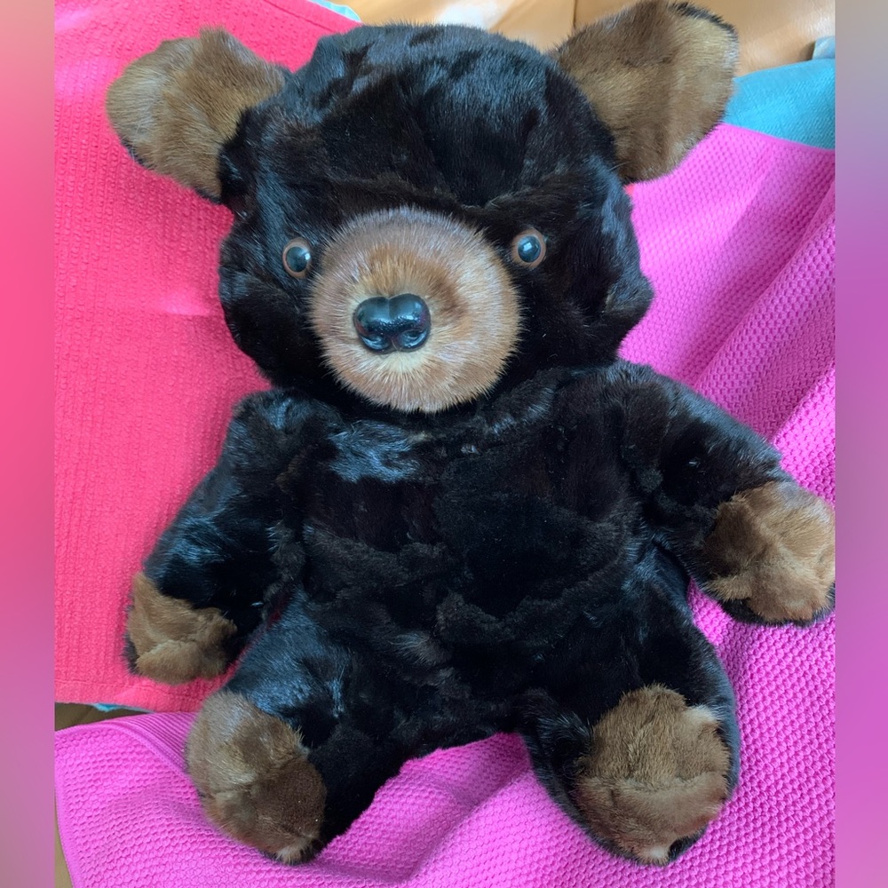 MINK Teddy Bear Fur-ry Stuffed animal, genuine exotic materials